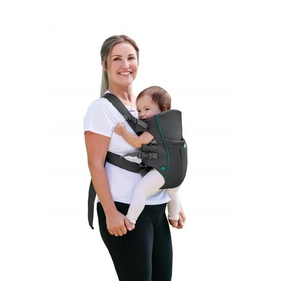 Infantino Μάρσιπος Swift Classic Carrier with Pocket Grey B-300105 - Μάρσιποι στο Oneirokosmos