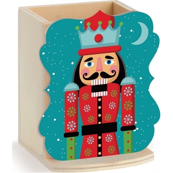 Μπομπονιέρα Βάπτισης Ξύλινη Μολυβοθήκη Καρυοθραύστης ΜΛ2020-Γ - Μπομπονιέρες στο Oneirokosmos