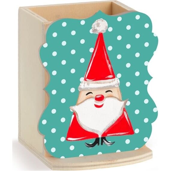 Μπομπονιέρα Βάπτισης Ξύλινη Μολυβοθήκη Άγιος Βασίλης ΜΛ2020-Ε - Μπομπονιέρες στο Oneirokosmos