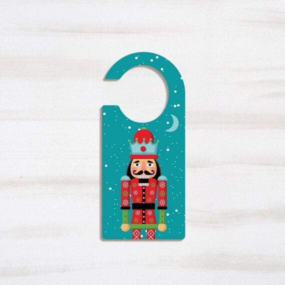 Μπομπονιέρα Βάπτισης Ξύλινο Διακοσμητικό Πόρτας Καρυοθραύστης ΔΠ2020-Γ - Μπομπονιέρες στο Oneirokosmos