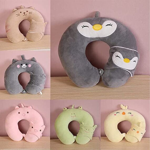 Zmart Imports Μαξιλάρι Αυχένα Γκρι 30Χ25εκ. - Αξεσουάρ Καθίσματος Αυτοκινήτου στο Oneirokosmos