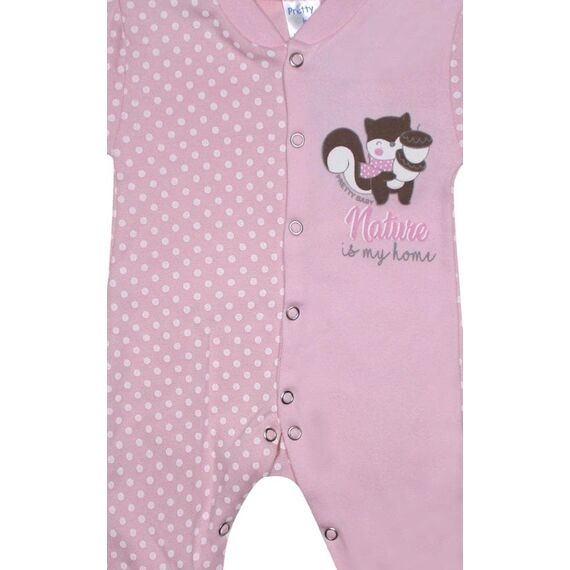 Pretty Baby Βρεφικό Φορμάκι για Κορίτσι Nature Ροζ - Φορμάκια στο Oneirokosmos