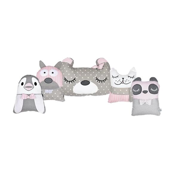 Baby Star Πάντα Κούνιας Tiny Friends Ροζ 7126Ρ - Πάντες στο Oneirokosmos