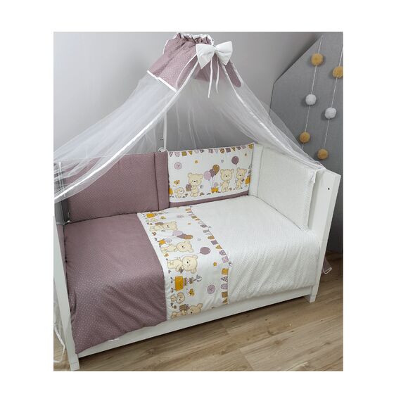 Baby Star Σετ Κούνιας 6 τεμαχίων Patty Σάπιο Μήλο 7798ΣΜ - Σετ Προίκας Μωρού στο Oneirokosmos