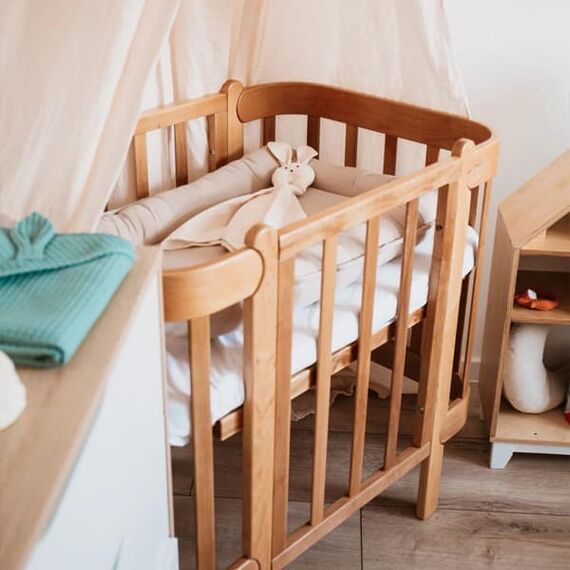 IngVart Βρεφική Κούνια Anti-Reflux Nika Φυσικό Ξύλο για Στρώμα 60Χ94cm - Βρεφικά Κρεβάτια Μετατρεπόμενα σε Προεφηβικά στο Oneirokosmos