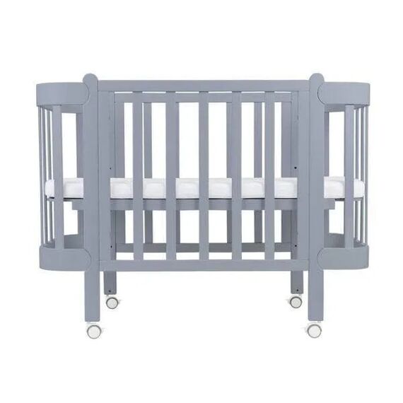 IngVart Βρεφική Κούνια Anti-Reflux Nika Γκρι για Στρώμα 60Χ94cm - Βρεφικά Κρεβάτια Μετατρεπόμενα σε Προεφηβικά στο Oneirokosmos