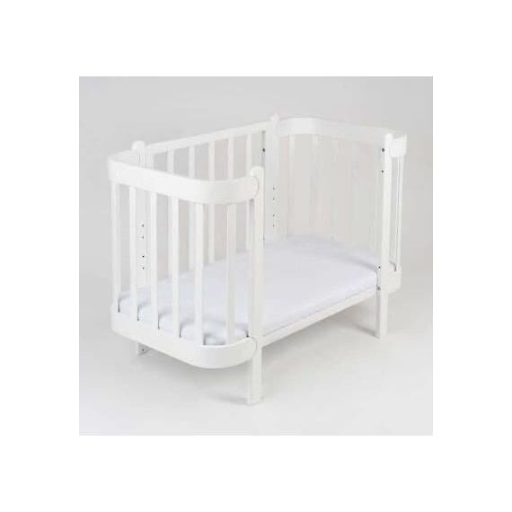 IngVart Βρεφική Κούνια Anti-Reflux Nika Λευκό για Στρώμα 60Χ94cm - Βρεφικά Κρεβάτια Μετατρεπόμενα σε Προεφηβικά στο Oneirokosmos