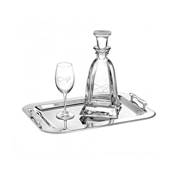 Novaker Ολοκληρωμένο Σετ Κουμπάρου με 1 Ποτήρι 323 - Αξεσουάρ Γάμου στο Oneirokosmos