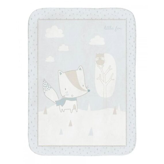 Kikka Boo Κουβέρτα Κούνιας Super Soft 110x140cm Little Fox 31103020126 - Δώρα στο Oneirokosmos