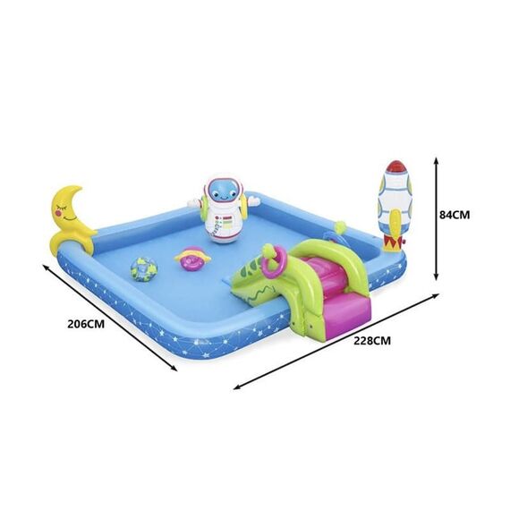 Bestway Φουσκωτή Πισίνα Playcenter Astronaut 228x206x84εκ. 6942138902976 - Θάλασσα & Πισίνα στο Oneirokosmos