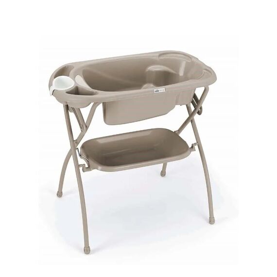 Cam Kit Bagno Μπανιέρα με Βάση και Ράφι A-525-V18 Beige - Μπανιερό με Βάση και Αλλαξιέρα στο Oneirokosmos