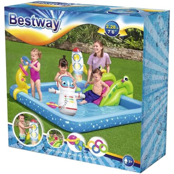 Bestway Φουσκωτή Πισίνα Playcenter Astronaut 228x206x84εκ. 6942138902976 - Θάλασσα & Πισίνα στο Oneirokosmos
