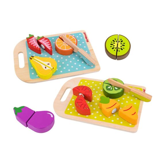 Globo Ξύλινη Σανίδα Κοπής με Λαχανικά  8014966416883 - Δώρα στο Oneirokosmos