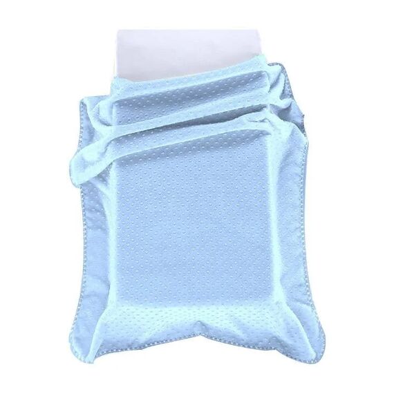 Morven Κουβέρτα Βελουτέ Αγκαλιάς Bubbles J61 80×110  Blue - Δώρα στο Oneirokosmos