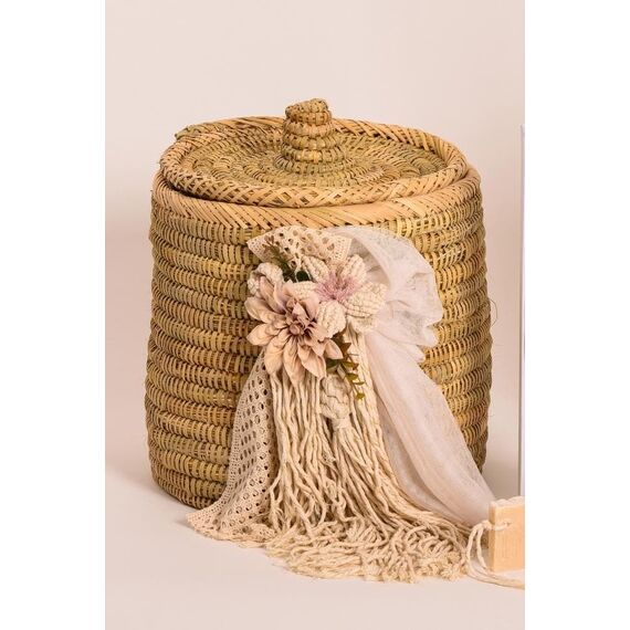 Il SorrisoΣετ Βάπτισης Λουλούδια Μακραμέ - Για Κορίτσι στο Oneirokosmos