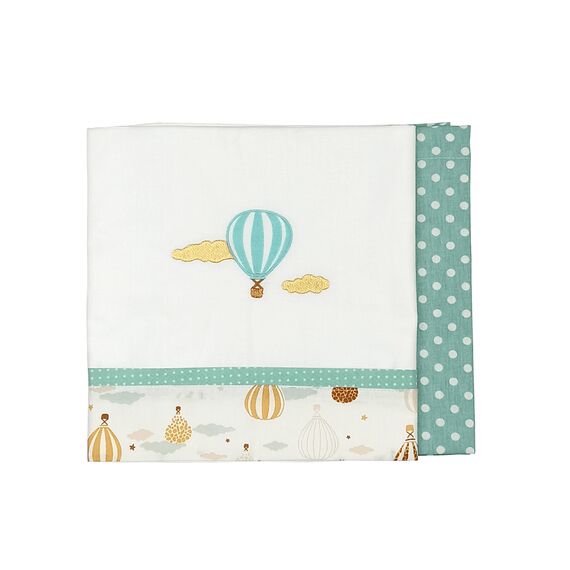 Baby Star Σεντόνια Λίκνου 2 τεμ. Air Balloon - Σεντόνια Λίκνου & Καλαθούνας στο Oneirokosmos