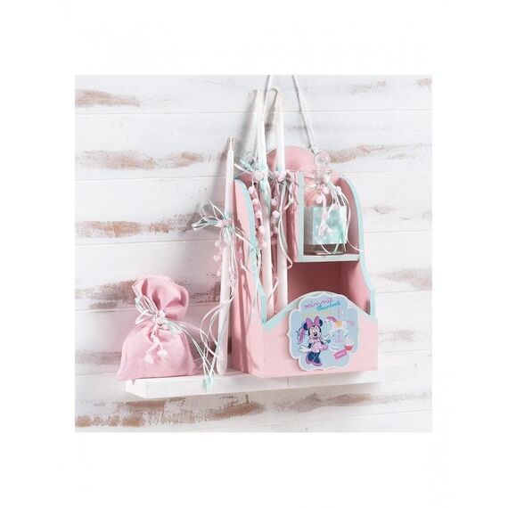 Σετ Βάπτισης Minnie Mouse Carousel Ν184 - Για Κορίτσι στο Oneirokosmos
