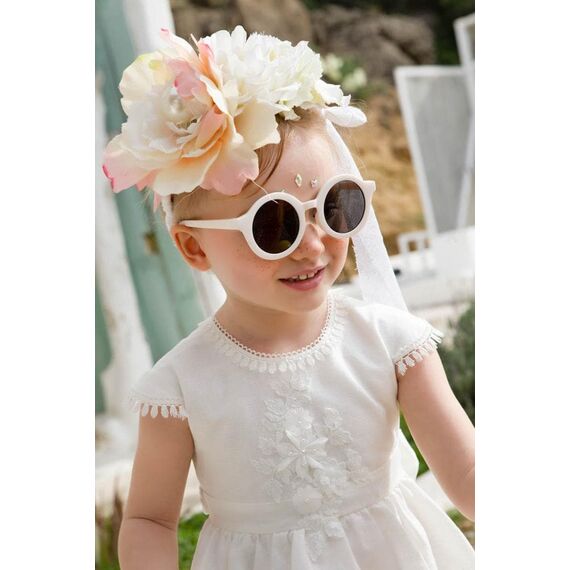 Bambolino:Morgan Βαπτιστικό ρούχο για κορίτσι 1325 - Ρούχα Βάπτισης για Κορίτσι στο Oneirokosmos