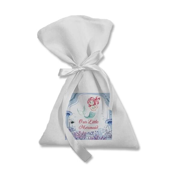 Bonjour Bebe Μπομπονιέρα Βάπτισης Πουγκί 21023_little-mermaid - Για Κορίτσι στο Oneirokosmos