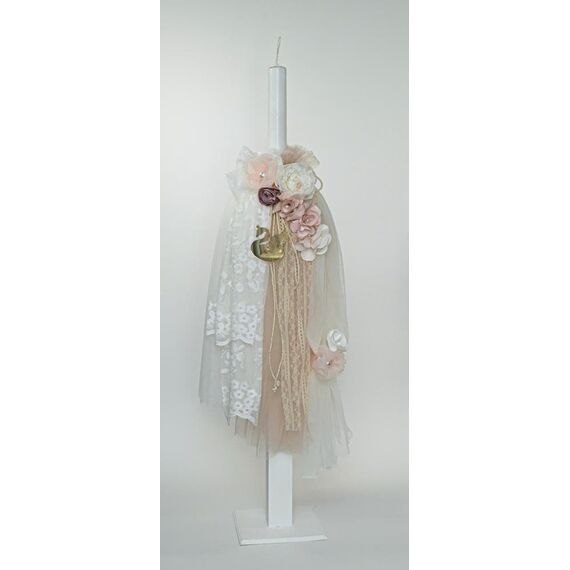 Loukia Χειροποίητο Σετ Βάπτισης  Κύκνος για Κορίτσι VAP516L - Για Κορίτσι στο Oneirokosmos