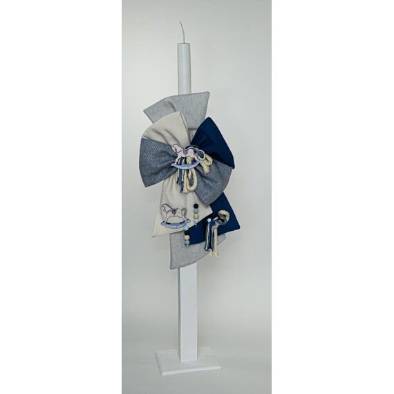 Loukia Χειροποίητο Σετ Βάπτισης Αλογάκι για Αγόρι VAP538L - Για Αγόρι στο Oneirokosmos