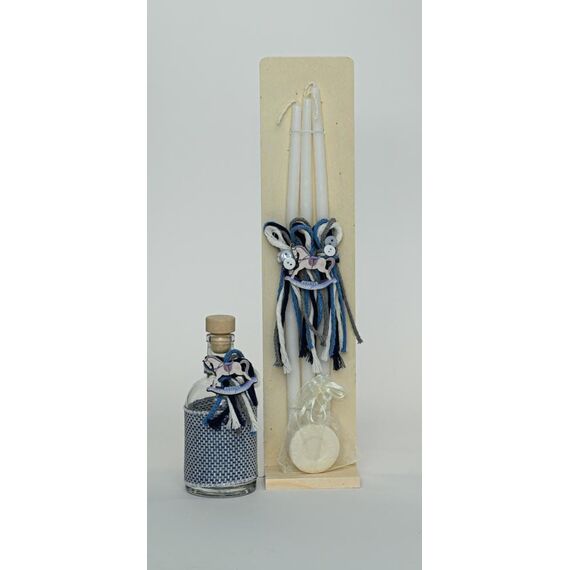 Loukia Χειροποίητο Σετ Βάπτισης Αλογάκι για Αγόρι VAP538L - Για Αγόρι στο Oneirokosmos