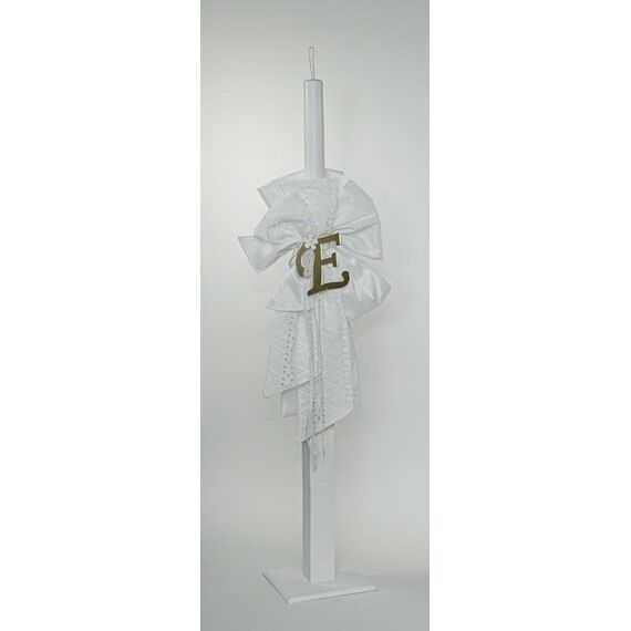 Loukia Χειροποίητο Σετ Βάπτισης  Μονόγραμμα για Κορίτσι VAP522L - Για Κορίτσι στο Oneirokosmos