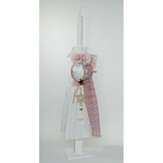 Loukia Χειροποίητο Σετ Βάπτισης  Αστέρι για Κορίτσι VAP506L - Για Κορίτσι στο Oneirokosmos