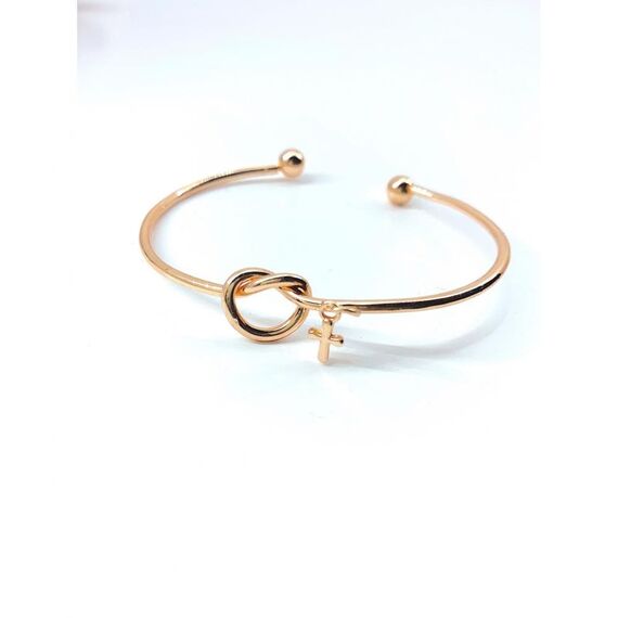 Riniotis Μαρτυρικό Βάπτισης Βραχιόλι Μεταλλικό Ροζ Χρυσό 25τεμ. Μ97 - Για Κορίτσι στο Oneirokosmos