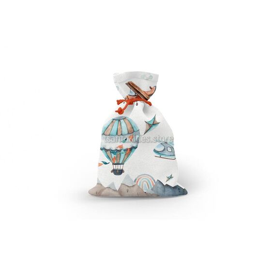 Tsantakides Μπομπονιέρα Βάπτισης Υφασμάτινο Πουγκί Travel Boy για Αγόρι 419 - Για Αγόρι στο Oneirokosmos