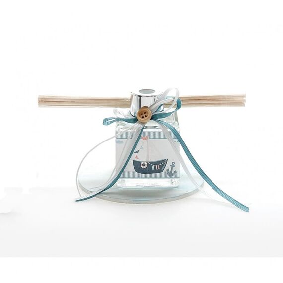 Μπομπονιέρα Βάπτισης Αρωματικό Χώρου Καραβάκι  ΑΡΒ405 - Για Αγόρι στο Oneirokosmos