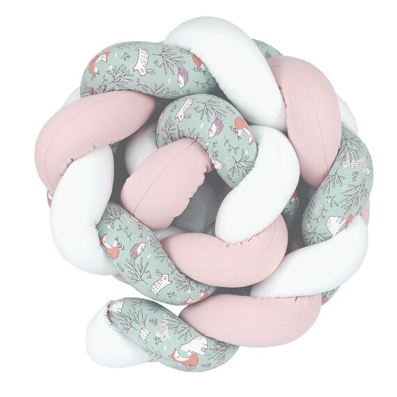 Baby Star  Πάντα Πλεξούδα Πεταλ-Λευκό-Spring 19Χ200cm - Πάντες στο Oneirokosmos