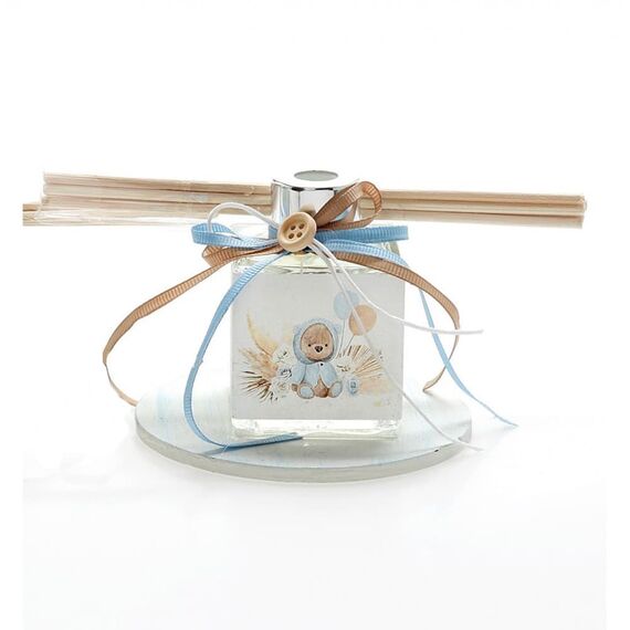 Μπομπονιέρα Βάπτισης Αρωματικό Χώρου Αρκουδάκι ΑΡΒ417 - Για Αγόρι στο Oneirokosmos