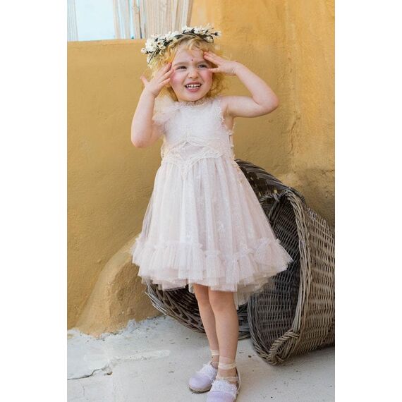 Bambolino:Artemis Βαπτιστικό ρούχο για κορίτσι 1355 - Ρούχα Βάπτισης για Κορίτσι στο Oneirokosmos