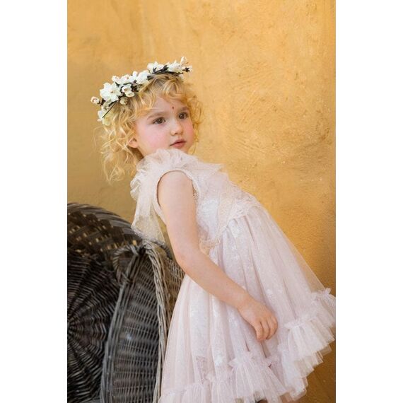 Bambolino:Artemis Βαπτιστικό ρούχο για κορίτσι 1355 - Ρούχα Βάπτισης για Κορίτσι στο Oneirokosmos