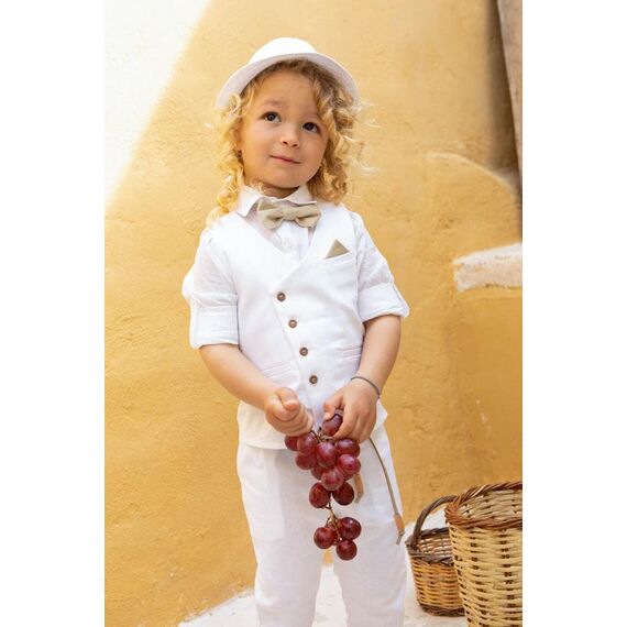 Bambolino:Filippos Βαπτιστικό ρούχο για αγόρι 1427 - Ρούχα Βάπτισης για Αγόρι στο Oneirokosmos