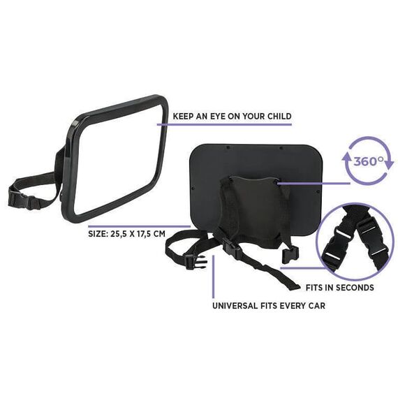 Dooky Ρυθμιζόμενος Καθρέφτης για Κάθισμα Αυτοκινήτου 128553 - Αξεσουάρ Καθίσματος Αυτοκινήτου στο Oneirokosmos