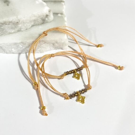 Afitexno Μαρτυρικό Βάπτισης Βραχιόλι με Επίχρυσο Σταυρό 50τεμ. 24011 - Για Κορίτσι στο Oneirokosmos