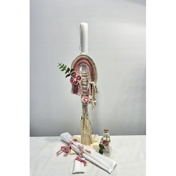 Wet Baby Χειροποίητο Σετ Βάπτισης Ουράνιο Τόξο - Για Κορίτσι στο Oneirokosmos