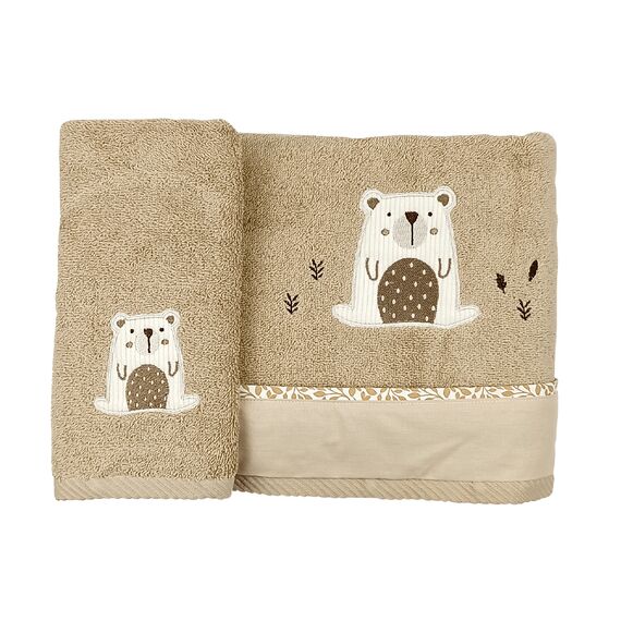 Baby Star  Σετ Πετσέτες 2 τεμ. Natura - Πετσέτες-Μπουρνούζια στο Oneirokosmos
