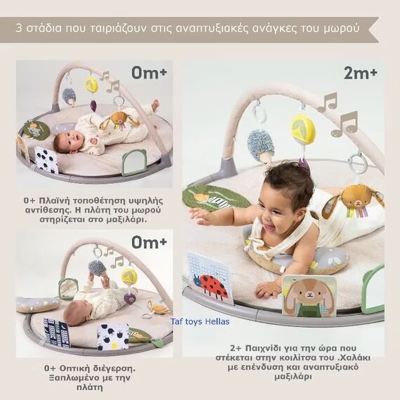 Taf Toys  Tummy-Time Activity Gym Βρεφικό Γυμναστήριο - Γυμναστήρια Δραστηριοτήτων στο Oneirokosmos