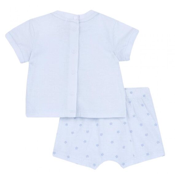 Chicco Σετ Κοντομάνικο Μπλουζάκι με Σορτς Μπλε 75889-021 - Προσφορές στο Oneirokosmos