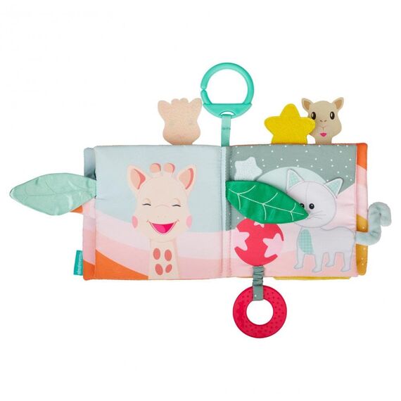 Sophie La Girafe Κρεμαστό Παιχνίδι Κούνιας και Καροτσιού με Μασητικό Βιβλιαράκι Δραστηριότητων - Δώρα στο Oneirokosmos