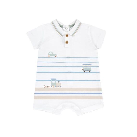 Chicco Βρεφικό Φορμάκι με Πικέ Ύφασμα σε Λευκό Χρώμα 50991-033 - Προσφορές στο Oneirokosmos