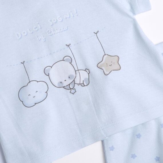 Chicco Σετ Κοντομάνικο Μπλουζάκι με Σορτς Μπλε 75889-021 - Προσφορές στο Oneirokosmos