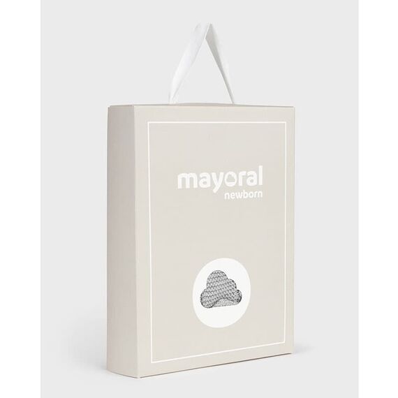 Mayoral Σετ Σκούφος και Κασκόλ Νεογέννητο Κορίτσι Γκρι Έντονο 09430-031 - Newborm στο Oneirokosmos