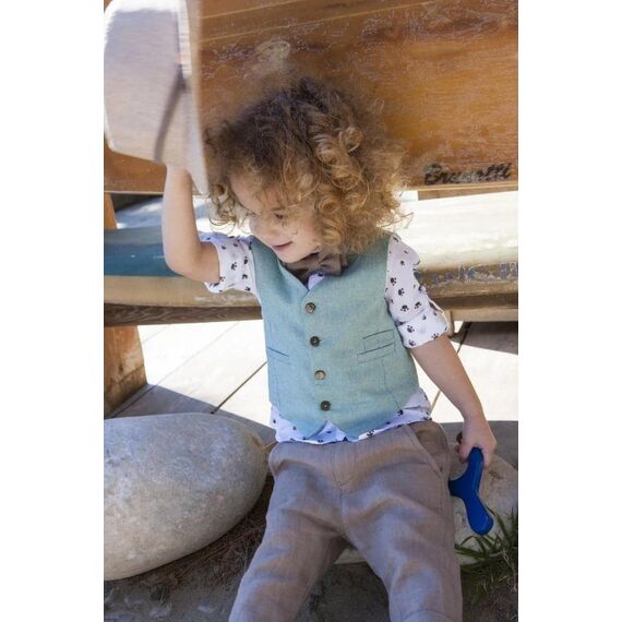 Bambolino: Cookies Βαπτιστικό ρούχο για αγόρι 8410 - Ρούχα Βάπτισης για Αγόρι στο Oneirokosmos