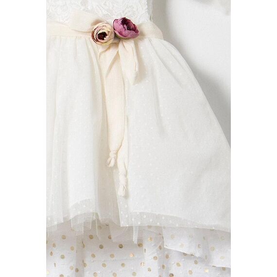 Bambolino: Katia Βαπτιστικό ρούχο για κορίτσι 8580 - Ρούχα Βάπτισης για Κορίτσι στο Oneirokosmos