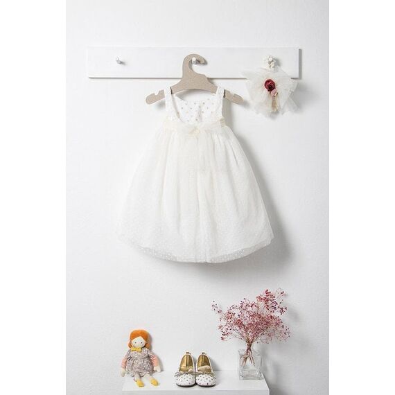 Bambolino: Katia Βαπτιστικό ρούχο για κορίτσι 8580 - Ρούχα Βάπτισης για Κορίτσι στο Oneirokosmos