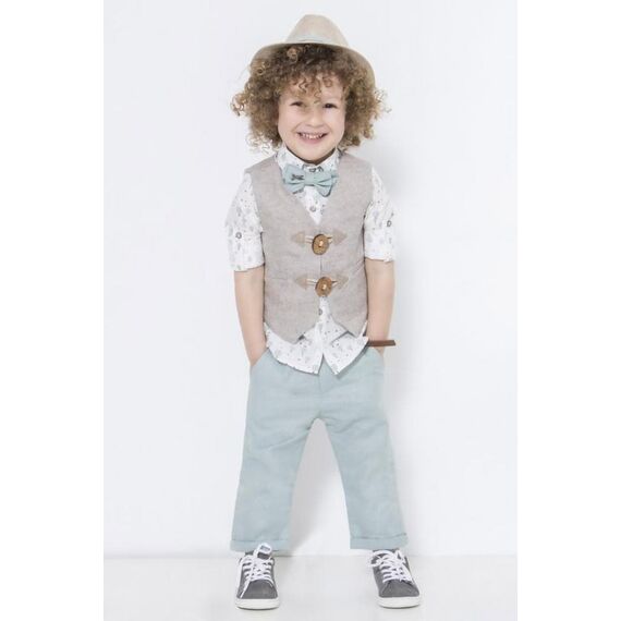 Bambolino: Meletis Βαπτιστικό ρούχο για αγόρι 8628 - Ρούχα Βάπτισης για Αγόρι στο Oneirokosmos